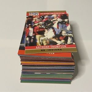 1989 - 1990  Pro Set Football Cards Lot of 87 Cards Vintage